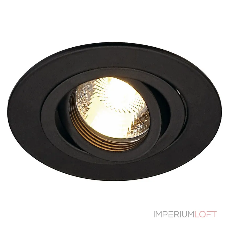 NEW TRIA XL ROUND GU10 светильник встраиваемый для лампы GU10 50Вт макс., черный NEW TRIA XL ROUND GU10 светильник встраиваемый для лампы GU10 50Вт макс., черный