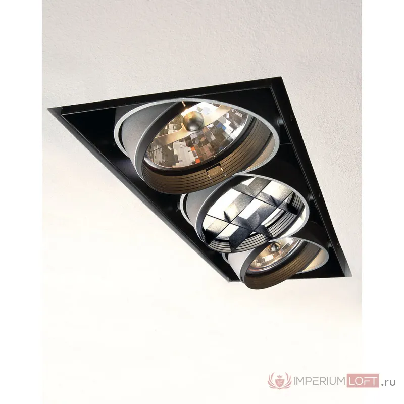 AIXLIGHT® PRO, 3 FRAMELESS корпус безрамочный для 3-x светильников MODULE, черный от ImperiumLoft