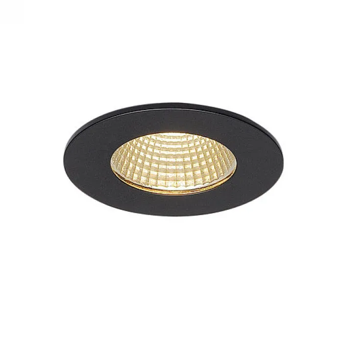 PATTA-I ROUND светильник IP65 встраиваемый c LED 9Вт (12Вт), 38°, 3000K, 775lm, черный от ImperiumLoft