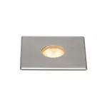 DASAR® 100 PREMIUM LED SQUARE светильник встр. IP67 c LED 3.8Вт (5.5Вт), 3000K,300lm, 60°, Al, сталь