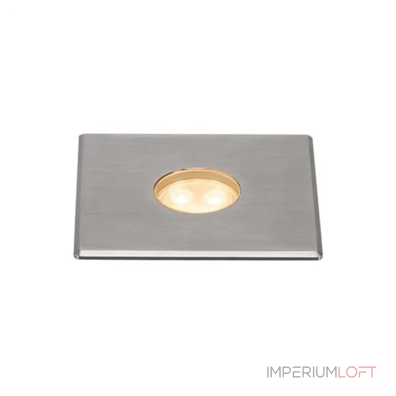 DASAR® 100 PREMIUM LED SQUARE светильник встр. IP67 c LED 3.8Вт (5.5Вт), 3000K,300lm, 60°, Al, сталь