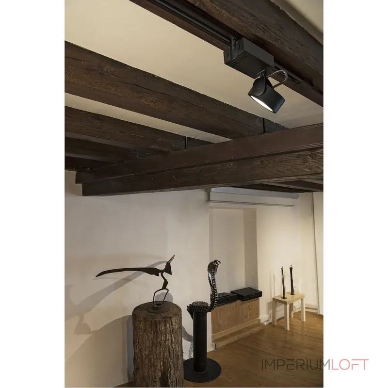 1PHASE-TRACK, KALU TRACK LED светильник с LED 17Вт, 3000К, 1000лм, 24°, черный