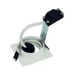 NEW TRIA 68 SQUARE GU10 светильник встраиваемый для лампы GU10 50Вт макс., текстурный белый