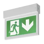 P-LIGHT 27 светильник накладной аварийный эвакуационный с 3 шильдиками, LED 3.5Вт, 6000К, белый от ImperiumLoft
