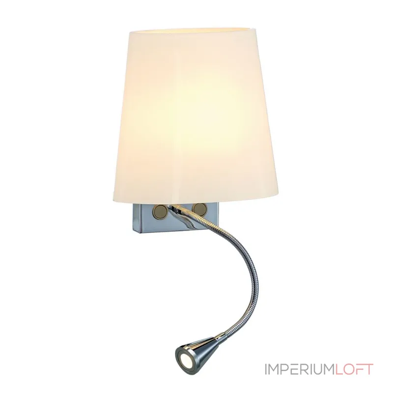 COUPA FLEXLED светильник с LED 4.8Вт, 3000К, 125lm и для лампы QT14 G9 40Вт макс., хром/стекло белое COUPA FLEXLED светильник с LED 4.8Вт, 3000К, 125lm и для лампы QT14 G9 40Вт макс., хром/стекло белое