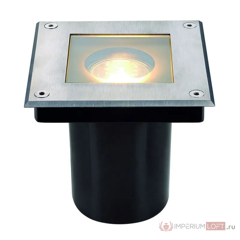 DASAR® SQUARE GU10 светильник встраиваемый IP67 для лампы GU10 35Вт макс., сталь от ImperiumLoft