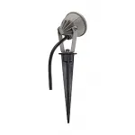 NAUTILUS SPIKE LED COMPACT светильник IP44 с PowerLED 3.3Вт (4.3Вт), 3000K, 100lm, 30°, серебристый
