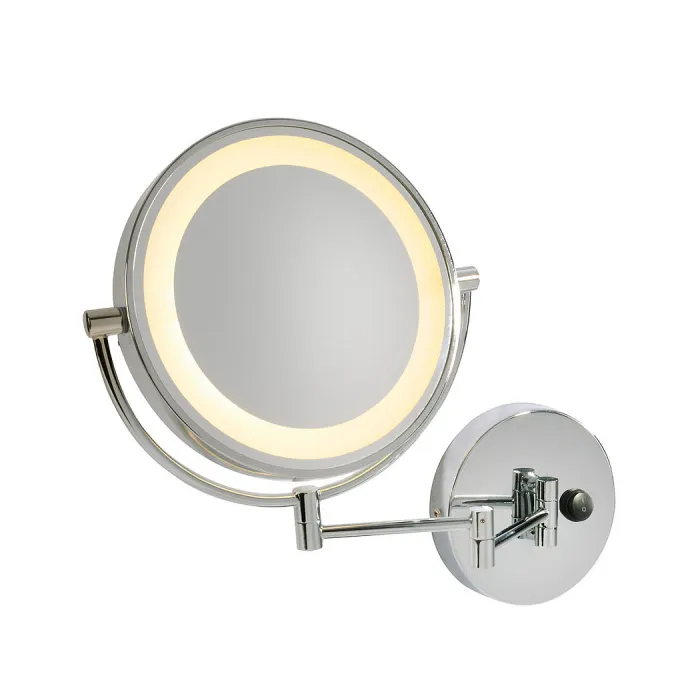 VISSARDO WL настенное косметическое зеркало с подсветкой LED 5.71Вт, 3000K, 130lm, хром от ImperiumLoft