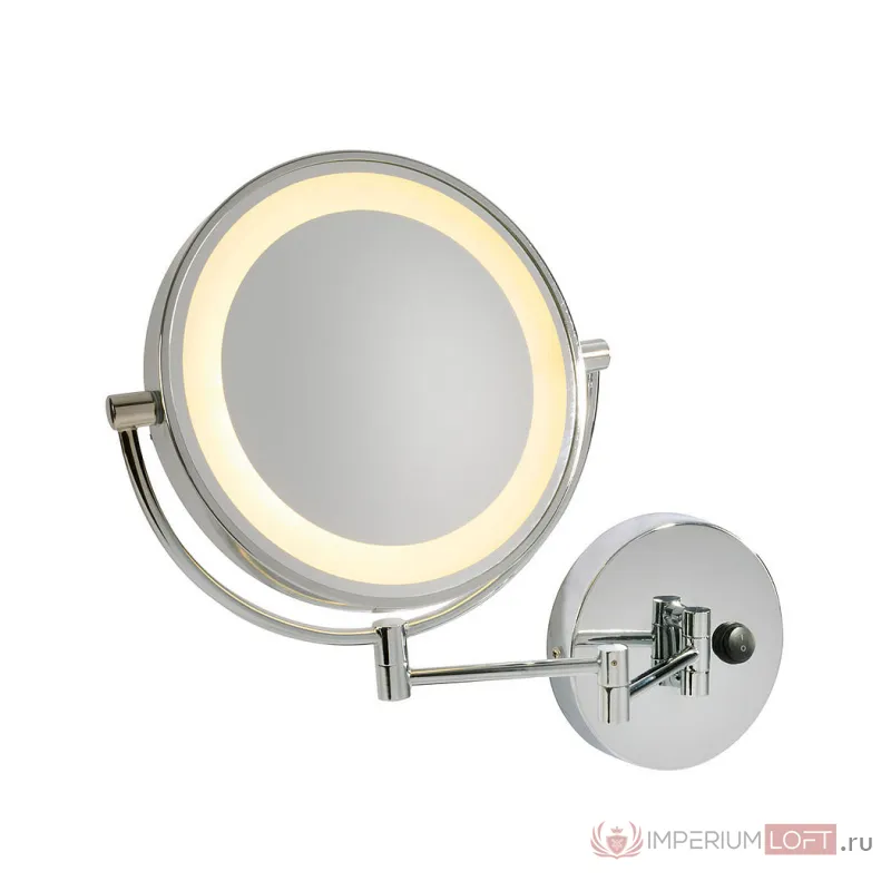 VISSARDO WL настенное косметическое зеркало с подсветкой LED 5.71Вт, 3000K, 130lm, хром от ImperiumLoft
