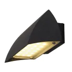 NOVA LED светильник настенный IP44 (LED вниз) c 21 SMD LED 7.9Вт, 3000K, 360lm, черный