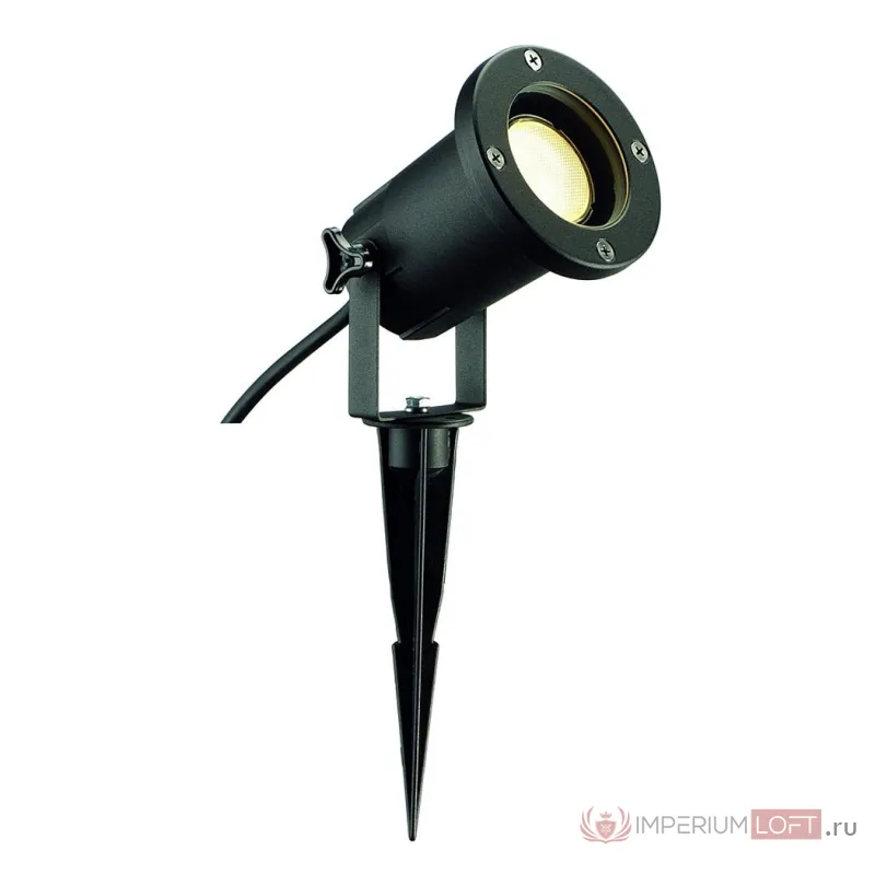 NAUTILUS SPIKE XL светильник IP65 для лампы LED GU10 11Вт макс., кабель 1.5 м, черный от ImperiumLoft
