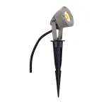 NAUTILUS SPIKE LED COMPACT светильник IP44 с PowerLED 3.3Вт (4.3Вт), 3000K, 100lm, 30°, серебристый