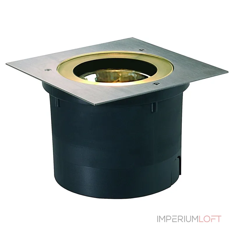 ADJUST SQUARE QRB111 светильник встраиваемый IP67 с трансформ. для лампы QRB111 50Вт макс., сталь