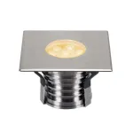 DASAR® 150 PREMIUM LED SQUARE светильник встр. IP67 c LED 13Вт (17Вт), 3000K, 1200lm, 60°, сталь