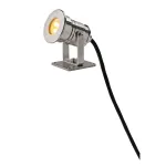 DASAR PROJECTOR LV светильник IP68 12-24В с LED 7Вт, 3000К, 40°, сталь