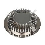 DL 126 LED светильник встраиваемый с 6 SMD LED, 2.8Вт, 2700K, 160lm, 90°, 12B=, матированный металл
