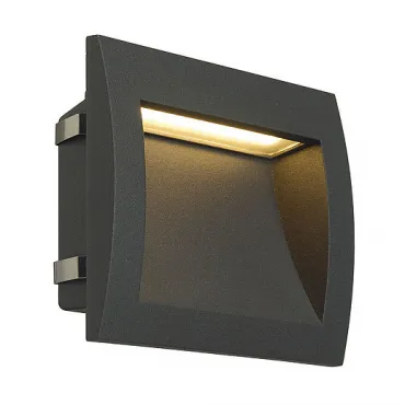 DOWNUNDER OUT LED L светильник встраиваемый IP55 c SMD LED 0.96Вт (3.3Вт), 3000К, 85lm,антрацит