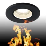 KAMUELA LED светильник встраиваемый IP65 с LED 7.8Вт, 3000К, 600лм, 38°, черный