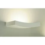 PLASTRA 102 CURVE светильник настенный для лампы R7s 78 mm 100Вт макс., белый гипс