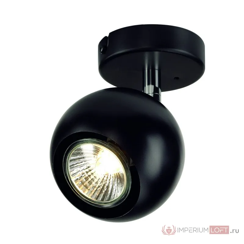 LIGHT EYE 1 GU10 светильник накладной для лампы GU10 50Вт макс., черный / хром от ImperiumLoft