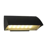 NOVA LED светильник настенный IP44 (LED вниз) c 21 SMD LED 7.9Вт, 3000K, 360lm, черный