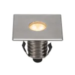 DASAR® 100 PREMIUM LED SQUARE светильник встр. IP67 c LED 3.8Вт (5.5Вт), 3000K,300lm, 60°, Al, сталь