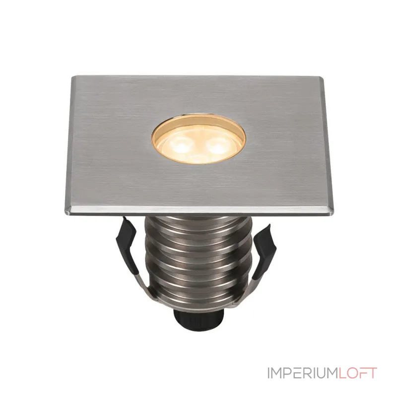 DASAR® 100 PREMIUM LED SQUARE светильник встр. IP67 c LED 3.8Вт (5.5Вт), 3000K,300lm, 60°, Al, сталь