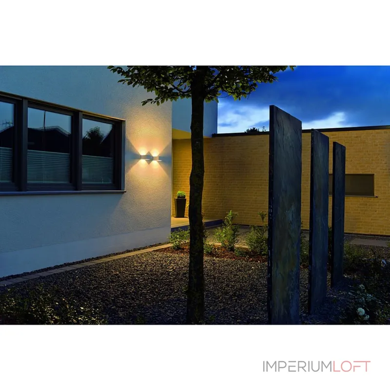 LOGS WALL светильник настенный IP44 c СОВ LED 7.5Вт (8Вт), 3000К, 650lm, белый