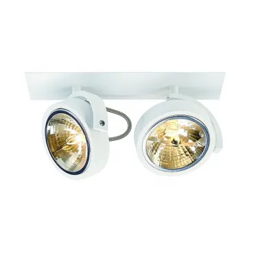KALU RECESSED QRB 2 светильник встраиваемый для 2-х ламп QRB111 по 50Вт макс., текстурный белый