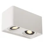 PLASTRA BOX 2 XL светильник потолочный для 2х ламп ES111 GU10 по 17.5Вт макс., белый гипс