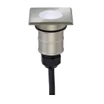 POWER TRAIL-LITE SQUARE светильник встраив. IP67 c PowerLED 1Вт, 5700K, 90lm, сталь/ стекло матовое