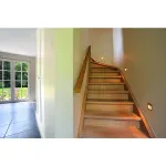 FRAME CURVE LED светильник встраиваемый с PowerLED 1Вт, 3000K, 350mA, 90lm, серебристый / алюминий