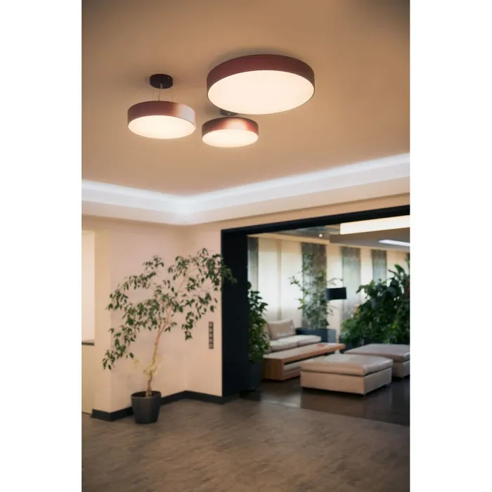 MEDO 90 LED светильник накладной с LED 120Вт, 3000K, 11000lm, бордовый от ImperiumLoft