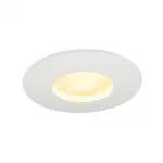 OUT 65 ROUND LED SET, светильник IP65 встраив. с LED 9(12)Вт, 38°, 3000K, 460lm, с БП, белый