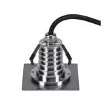 DASAR® 100 PREMIUM LED SQUARE светильник встр. IP67 c LED 3.8Вт (5.5Вт), 3000K,300lm, 24°, сталь