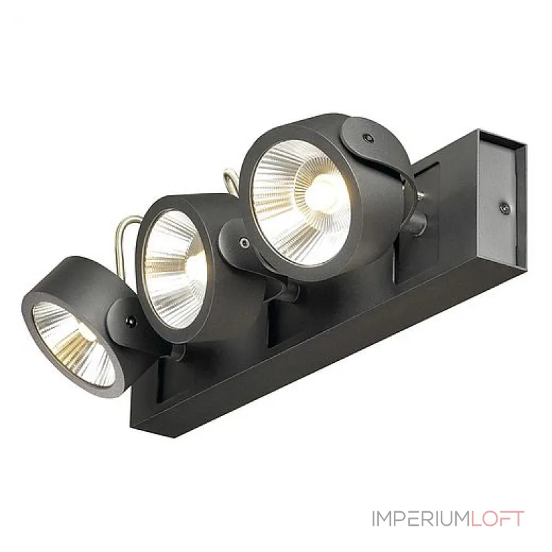 KALU 3 LED светильник накладной с COB LED 47Вт, 3000К, 3000лм, 60°, черный