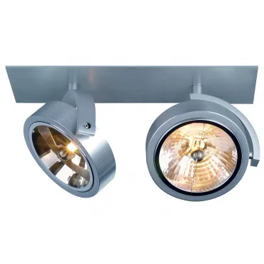 KALU RECESSED QRB 2 светильник встраиваемый для 2-х ламп QRB111 по 50Вт макс., матированный алюминий