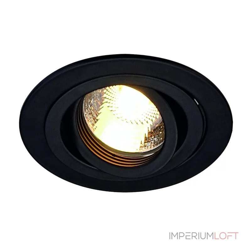 NEW TRIA ROUND GU10 PLT светильник встраиваемый для лампы GU10 50Вт макс.,черный