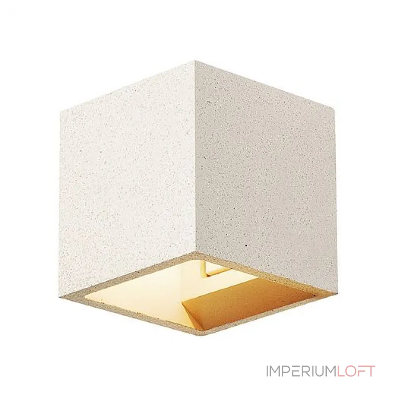 SOLID CUBE светильник настенный для лампы QT14 G9 25Вт макс., белый песчанник SOLID CUBE светильник настенный для лампы QT14 G9 25Вт макс., белый песчанник