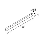 BENA LED 120 светильник накладной c LED 28Вт, 3000К, 3200лм, белый от ImperiumLoft