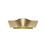 WAVE WALL 25 светильник настенный димм. с 2 LED по 4.55Вт (11.44Вт), 3000K, 670lm, латунь