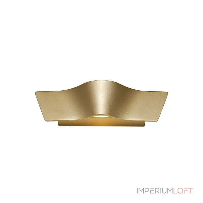 WAVE WALL 25 светильник настенный димм. с 2 LED по 4.55Вт (11.44Вт), 3000K, 670lm, латунь WAVE WALL 25 светильник настенный димм. с 2 LED по 4.55Вт (11.44Вт), 3000K, 670lm, латунь