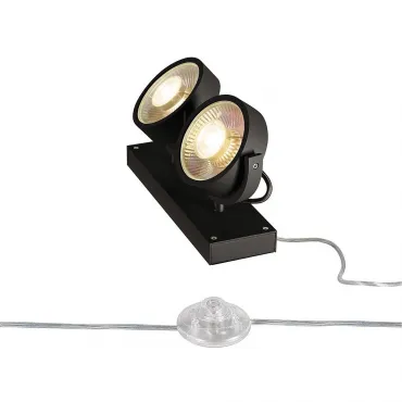 KALU FLOOR 2 QPAR111 светильник напольный для 2-х ламп ES111 по 75Вт макс., черный
