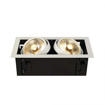 KADUX 2 ES111 светильник встраиваемый для 2-х ламп ES111 по 75Вт макс., белый