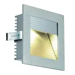 FRAME CURVE LED светильник встраиваемый с PowerLED 1Вт, 3000K, 350mA, 90lm, серебристый / алюминий