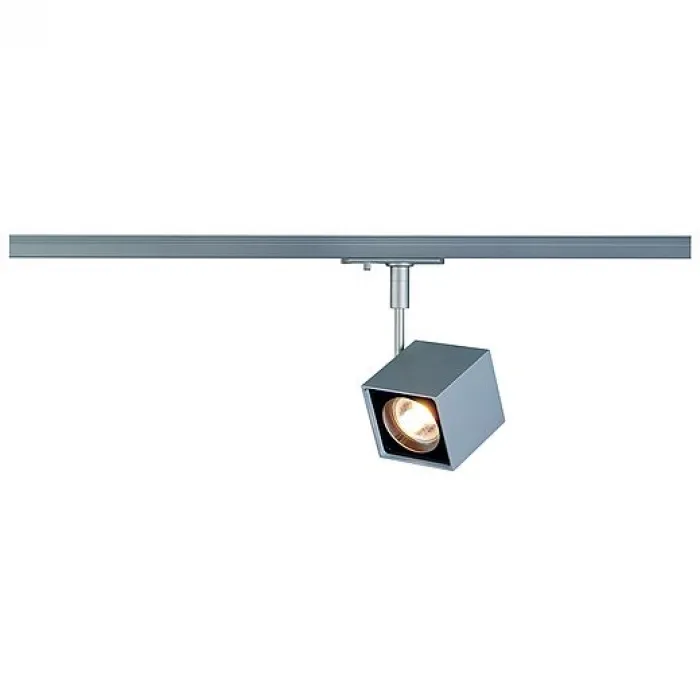 1PHASE-TRACK, ALTRA DICE светильник для лампы GU10 50Вт макс, серебристый/ черный от ImperiumLoft