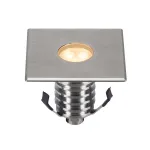 DASAR® 100 PREMIUM LED SQUARE светильник встр. IP67 c LED 3.8Вт (5.5Вт), 3000K,300lm, 24°, сталь