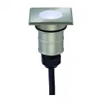 POWER TRAIL-LITE SQUARE светильник встраив. IP67 c PowerLED 1Вт, 5700K, 90lm, сталь/ стекло матовое
