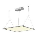 I-VIDUAL LED PANEL 60x60 свет-к встраив., прочная рама, с LED 35Вт, 4000K, 3900lm, без БП, серебр.