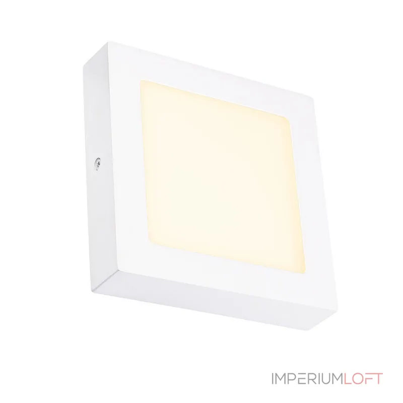 SENSER SQUARE 10W светильник накладной 230V c SMD LED 10Вт (14Вт), 3000K, 500lm, c БП, белый
